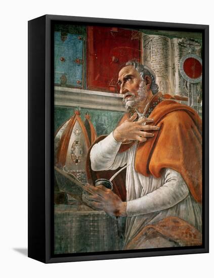 St. Augustine in His Cell, circa 1480-Sandro Botticelli-Framed Stretched Canvas