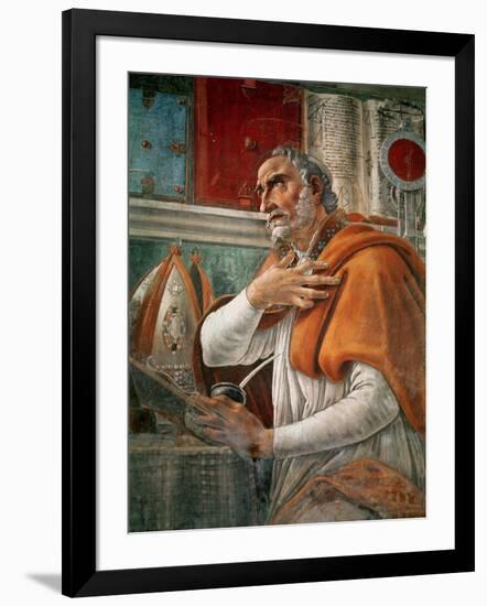 St. Augustine in His Cell, circa 1480-Sandro Botticelli-Framed Giclee Print