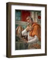 St. Augustine in His Cell, circa 1480-Sandro Botticelli-Framed Giclee Print