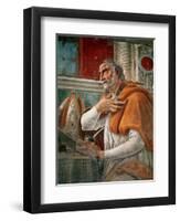 St. Augustine in His Cell, circa 1480-Sandro Botticelli-Framed Giclee Print