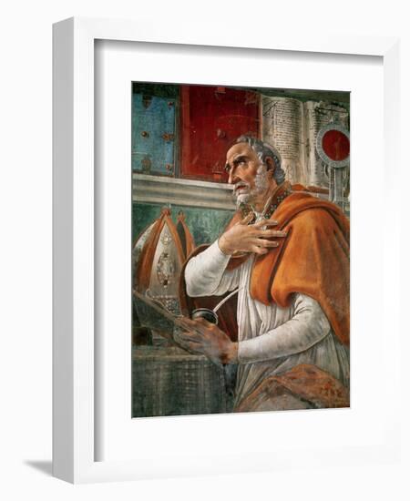 St. Augustine in His Cell, circa 1480-Sandro Botticelli-Framed Giclee Print