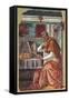 St Augustine in His Cell-Sandro Botticelli-Framed Stretched Canvas