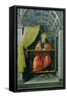 St.Augustine in His Cell-Sandro Botticelli-Framed Stretched Canvas