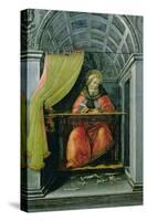 St.Augustine in His Cell-Sandro Botticelli-Stretched Canvas