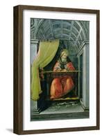 St.Augustine in His Cell-Sandro Botticelli-Framed Giclee Print