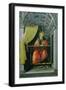 St.Augustine in His Cell-Sandro Botticelli-Framed Giclee Print