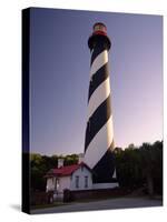 St Augustine Lighthouse Florida-George Oze-Stretched Canvas