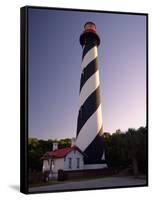 St Augustine Lighthouse Florida-George Oze-Framed Stretched Canvas