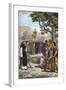 St Augustine of Canterbury Preaching before Ethelbert-Stefano Bianchetti-Framed Giclee Print