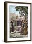 St Augustine of Canterbury Preaching before Ethelbert-Stefano Bianchetti-Framed Giclee Print