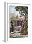 St Augustine of Canterbury Preaching before Ethelbert-Stefano Bianchetti-Framed Giclee Print