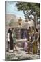 St Augustine of Canterbury Preaching before Ethelbert-Stefano Bianchetti-Mounted Giclee Print