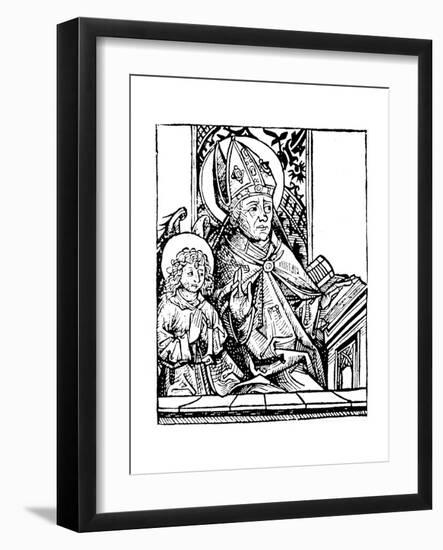 St Augustine of Hippo (350-43), 1493-null-Framed Giclee Print