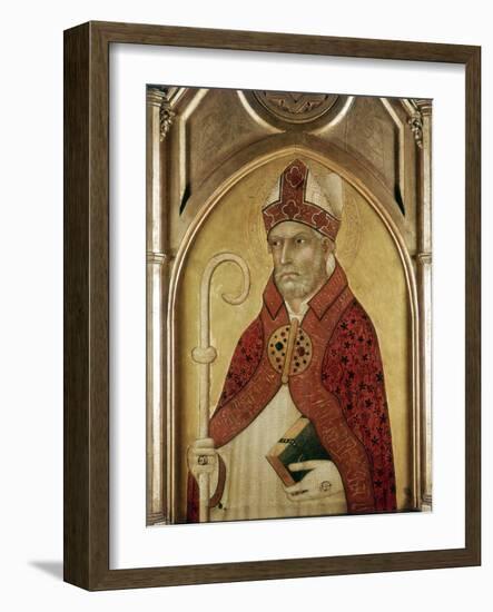 St Augustine of Hippo, Early 14th Century-Lippo Memmi-Framed Photographic Print