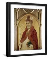 St Augustine of Hippo, Early 14th Century-Lippo Memmi-Framed Photographic Print