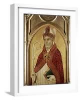 St Augustine of Hippo, Early 14th Century-Lippo Memmi-Framed Photographic Print