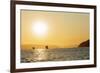 St. Augustine, sailboats on the horizon at sunrise, southern area, Madagascar, Africa-Christian Kober-Framed Photographic Print