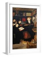 St Augustine Teaching Hermits-Defendente Ferrari-Framed Giclee Print