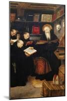 St Augustine Teaching Hermits-Defendente Ferrari-Mounted Giclee Print