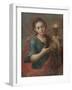 St. Barbara, C.1740 (Oil on Copper)-Miguel Cabrera-Framed Giclee Print