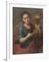 St. Barbara, C.1740 (Oil on Copper)-Miguel Cabrera-Framed Giclee Print