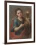 St. Barbara, C.1740 (Oil on Copper)-Miguel Cabrera-Framed Giclee Print