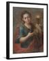 St. Barbara, C.1740 (Oil on Copper)-Miguel Cabrera-Framed Giclee Print