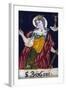 St Barbara, Christian Virgin Martyr, 19th Century-null-Framed Giclee Print