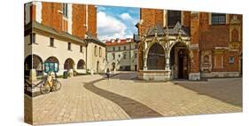 St. Barbara's Church at St. Mary's Square, Krakow, Poland-null-Stretched Canvas