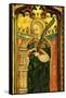 St. Barbara with Tower and Palm Branch-null-Framed Stretched Canvas