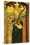St. Barbara with Tower and Palm Branch-null-Stretched Canvas