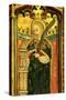 St. Barbara with Tower and Palm Branch-null-Stretched Canvas