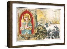 St Barbara-null-Framed Giclee Print
