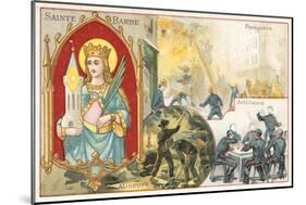 St Barbara-null-Mounted Giclee Print