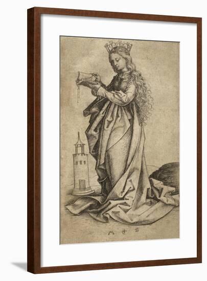 St. Barbara-Martin Schongauer-Framed Giclee Print