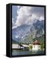 St. Bartholomae chapel, Nationalpark Berchtesgaden, Bavaria, Germany.-Martin Zwick-Framed Stretched Canvas