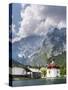 St. Bartholomae chapel, Nationalpark Berchtesgaden, Bavaria, Germany.-Martin Zwick-Stretched Canvas