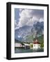 St. Bartholomae chapel, Nationalpark Berchtesgaden, Bavaria, Germany.-Martin Zwick-Framed Photographic Print