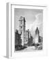 St Bartholomew-By-The-Exchange and St Benet Fink, City of London, 1840-George Hollis-Framed Giclee Print