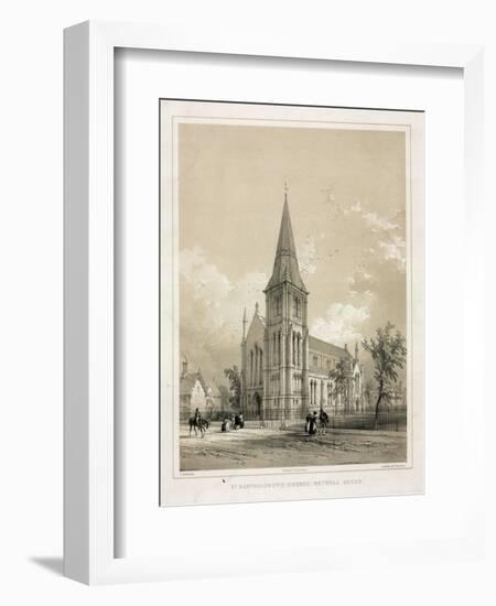 St Bartholomew's Church Bethnal Green-null-Framed Giclee Print