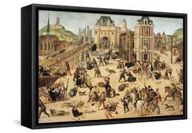 St. Bartholomew's Day Massacre, C.1572-84-Francois Dubois-Framed Stretched Canvas