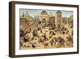 St. Bartholomew's Day Massacre, C.1572-84-Francois Dubois-Framed Giclee Print