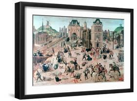 St Bartholomew's Day Massacre, C1810-1870-Francois Dubois-Framed Giclee Print