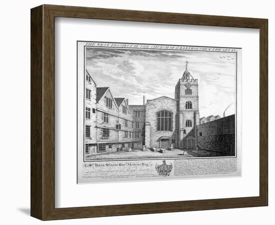 St Bartholomew-The-Great, City of London, 1737-William Henry Toms-Framed Giclee Print