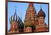 St. Basil's Cathedral in Red Square, Moscow, Russia-Kymri Wilt-Framed Photographic Print