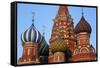 St. Basil's Cathedral in Red Square, Moscow, Russia-Kymri Wilt-Framed Stretched Canvas