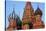 St. Basil's Cathedral in Red Square, Moscow, Russia-Kymri Wilt-Stretched Canvas