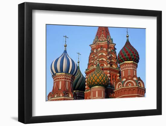 St. Basil's Cathedral in Red Square, Moscow, Russia-Kymri Wilt-Framed Photographic Print