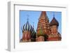 St. Basil's Cathedral in Red Square, Moscow, Russia-Kymri Wilt-Framed Photographic Print