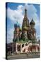 St. Basil's Cathedral on Red Square, UNESCO World Heritage Site, Moscow, Russia, Europe-Michael Runkel-Stretched Canvas